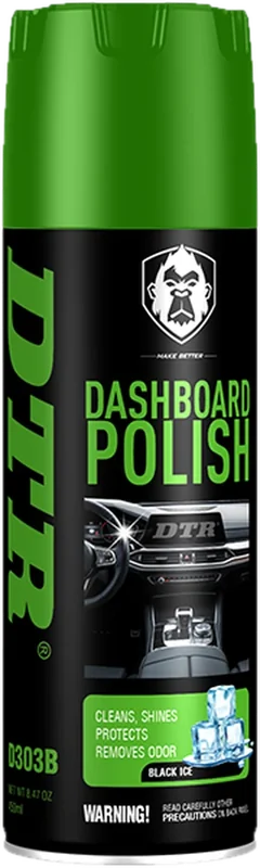 بخّاخ DTR Dashboard Polish بريحة بلاك آيس، 250 مل