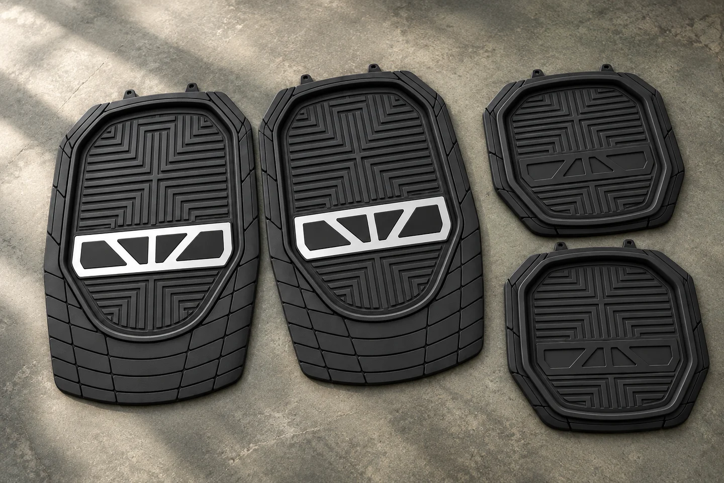 Tapis de voiture Elegance — Jeu de 4 pièces